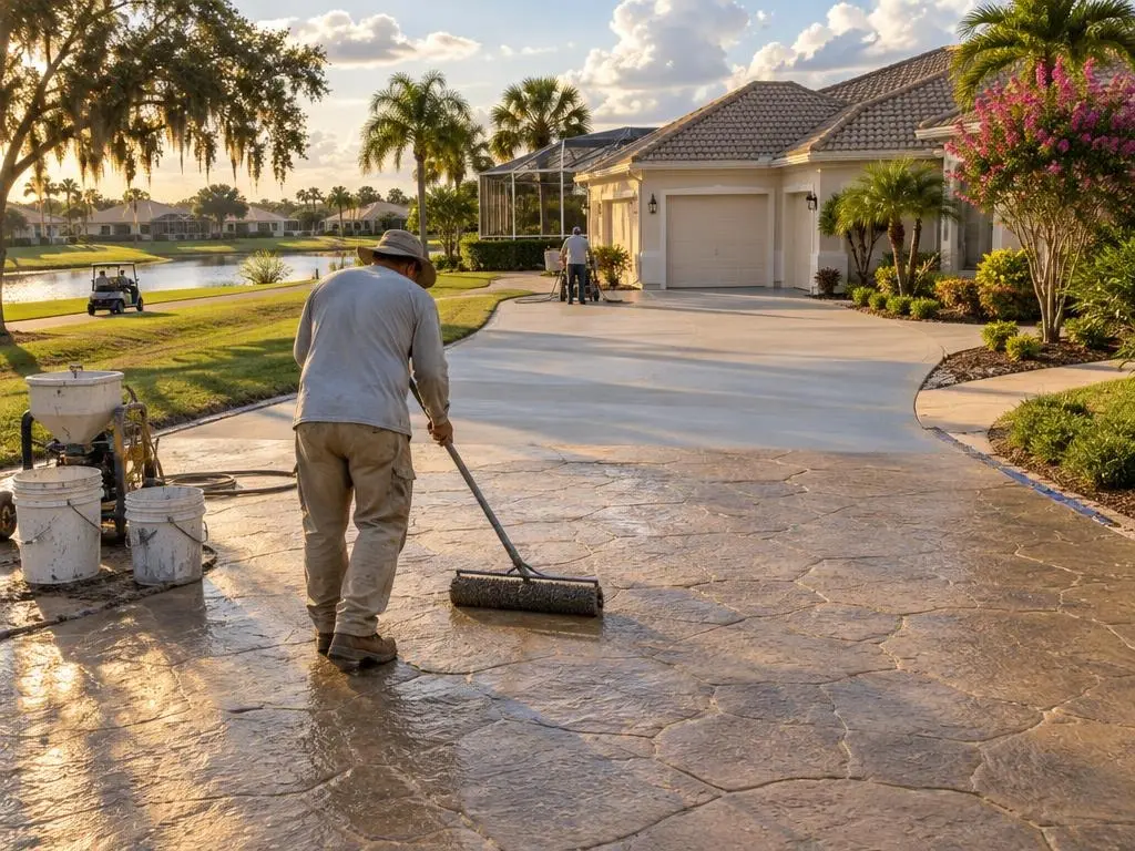 Decorative Concrete in The Villages, FL