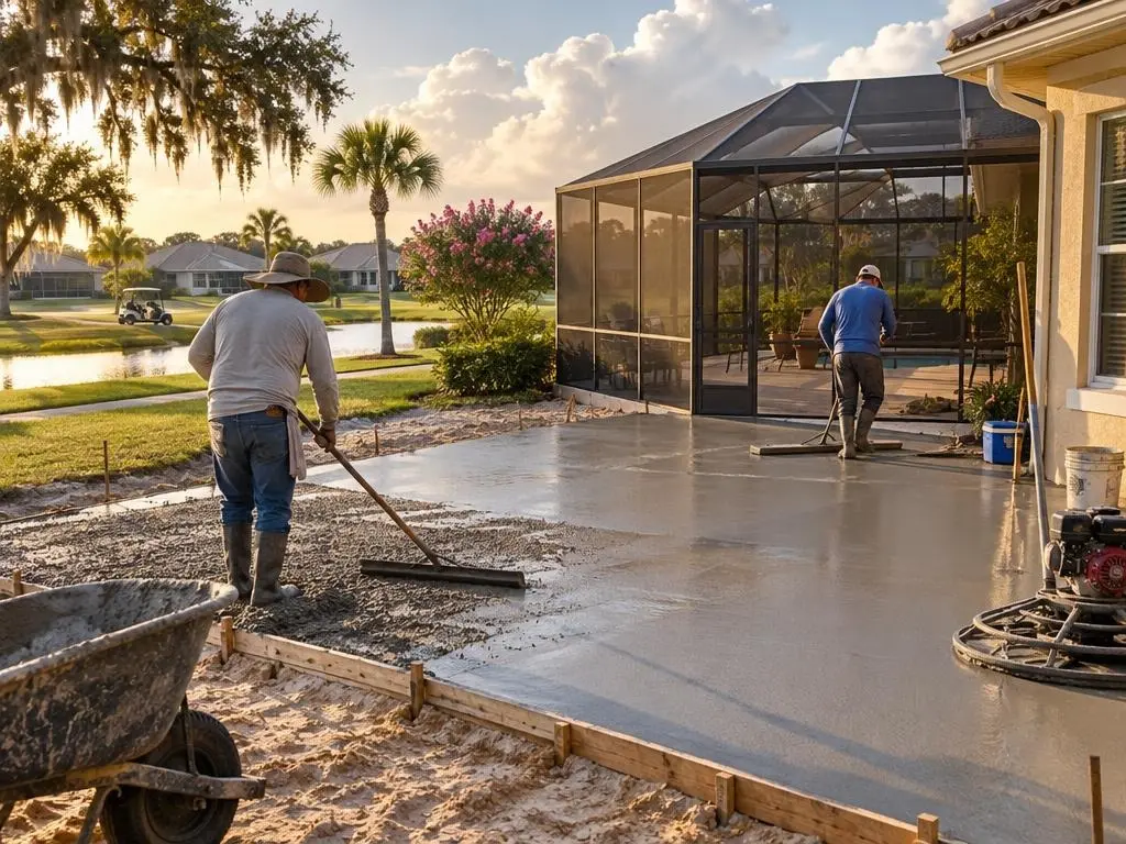 Patio & Lanai Slabs in The Villages, FL