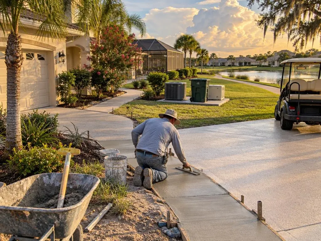 Walkways & Cart Pads in The Villages, FL